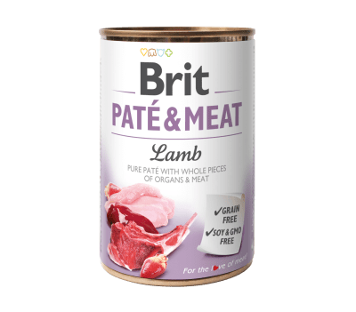 BRIT PATE & MEAT LAMB 400 GR