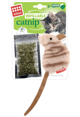 GIGWI RATÓN RECARGABLE DE CATNIP1