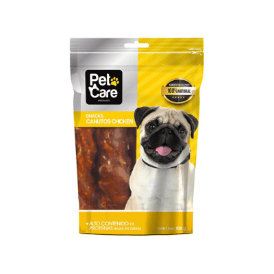 PET CARE - SNACKS PERRO CANUTOS CHICKEN X 100G