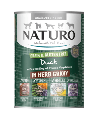 NATURO PATO CON FRUTAS Y VEGETALES (390 GR)