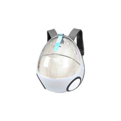 MOCHILA CAMA PARA MASCOTAS COLOR PLOMO