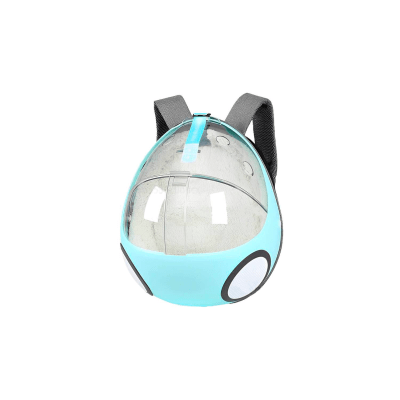 MOCHILA CAMA PARA MASCOTAS COLOR CELESTE
