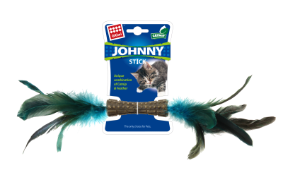 GIGWI JOHNNY STICK DOBLE CON CATNIP