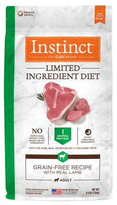 INSTINCT LID RAW INSPIRED KIBBLE (DOG) LAMB
