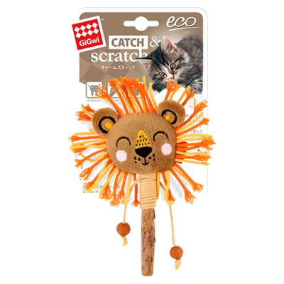 GIGWI CATCH SCRATCH ECO / LION STICK