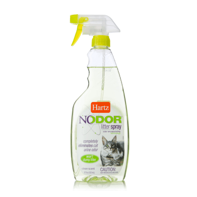 HARTZ NODOR LITTER SPRAY - Spray encapsulador de olores para litera de gato (502 ML)1