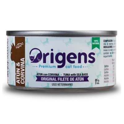 ORIGENS FILETE DE ATUN CON CORVINA 85 GR