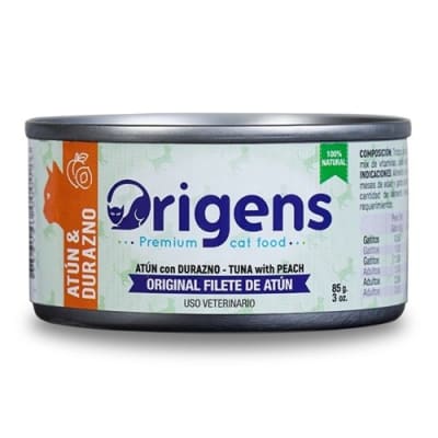 ORIGENS FILETE DE ATUN CON DURAZNO 85 GR1