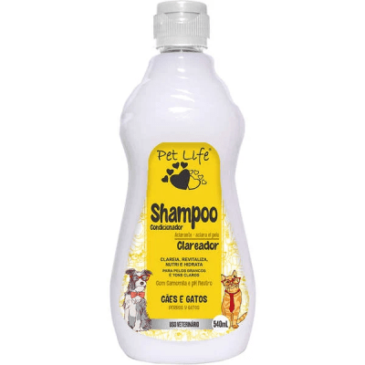 PET LIFE SHAMPOO Y ACONDICIONADOR ACLARANTE - 540 ML