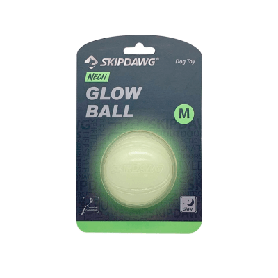 GIGWI SKIPDAWG NEON GLOW BALL