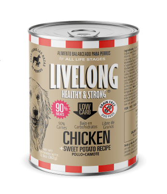 LIVELONG DOG POLLO + CAMOTE (362 GR)