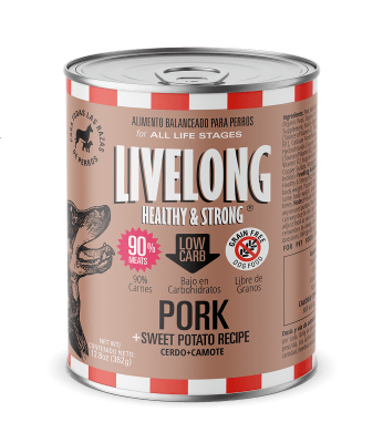 LIVELONG DOG CERDO + CAMOTE (362 GR)