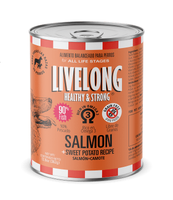 LIVELONG DOG SALMON + CAMOTE (362 GR)