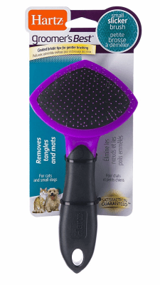 HARTZ SLICKER BRUSH - Cepillo para gatos y perros pequeños