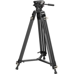 Trípode Heavy-Duty video con cabezal de fluido AD-01