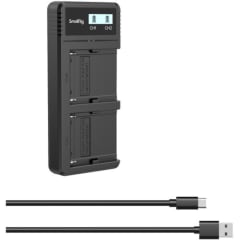 Cargador de baterías de cámara para serie L / NP-F 0