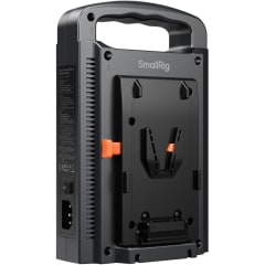 Cargador de baterías de doble canal con montura V-Mount 0