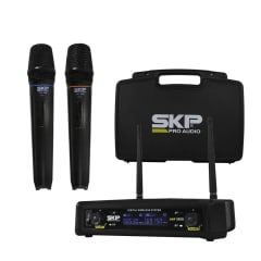 Micrófono Inalámbrico Dual SKP UHF 300D para Voz en Eventos 0
