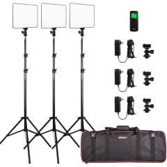 Kit 3 Luces LED VL-200T 30W Dimmable VILTROX