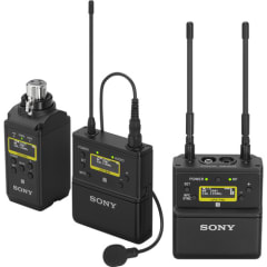 Sistema ENG de audio inalámbrico SONY UWP-D26 Combo set con Plug-On y Lavalier Omni
