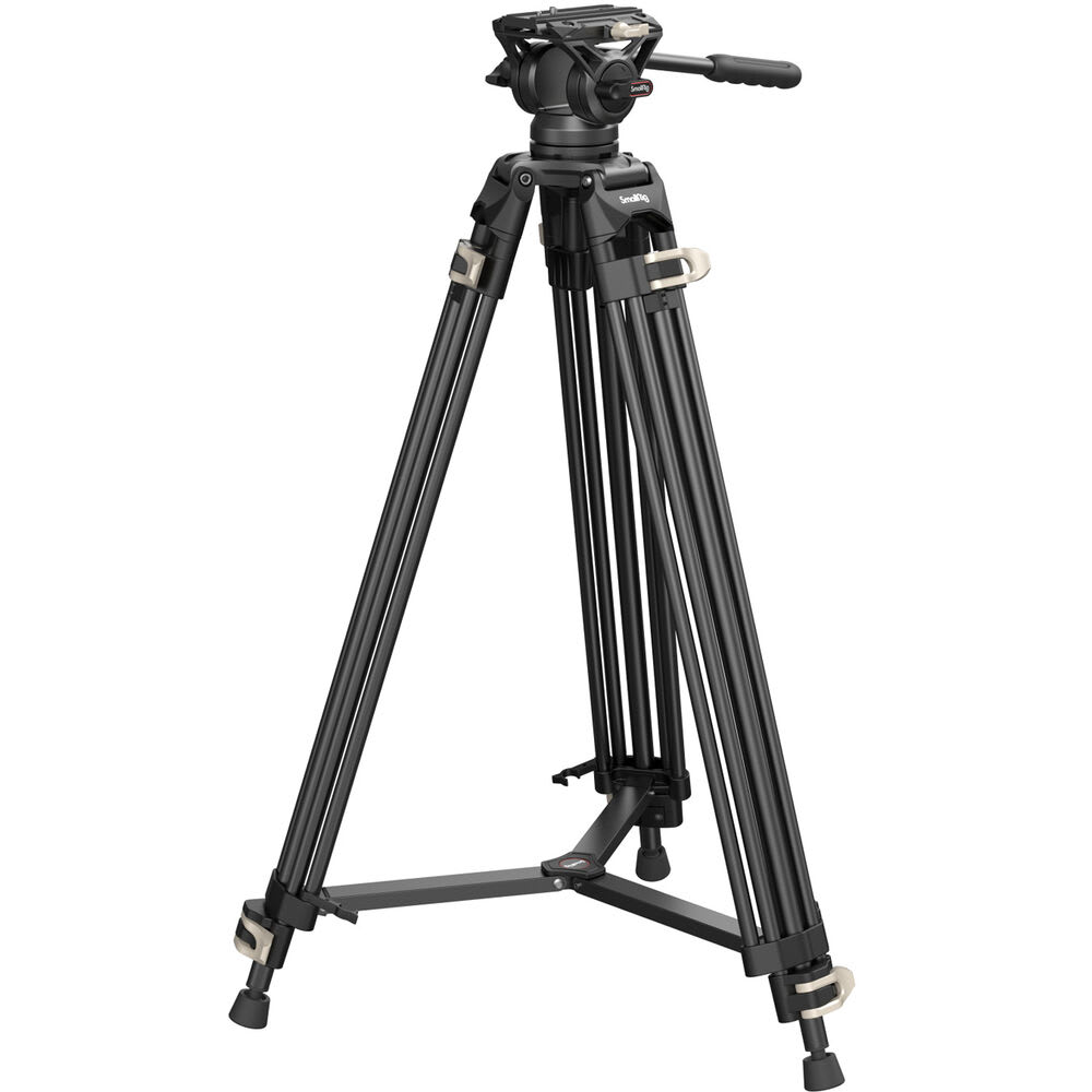 Trípode Heavy-Duty video con cabezal de fluido AD-011