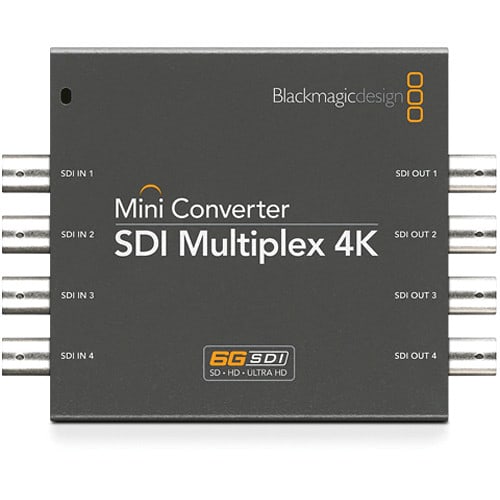 Conversor Multiplexor de Video Mini Converter SDI Multiplex 4K1