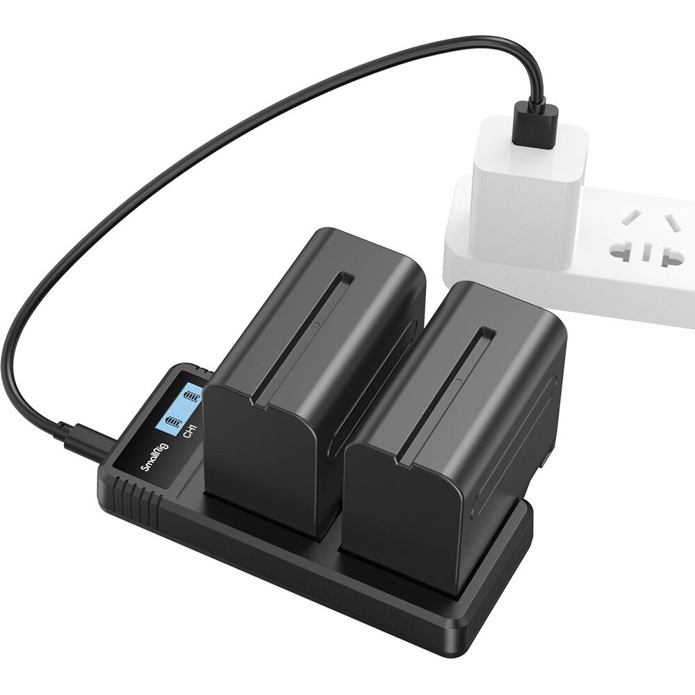 Kit NP-F970 Dual-Battery y Cargador2