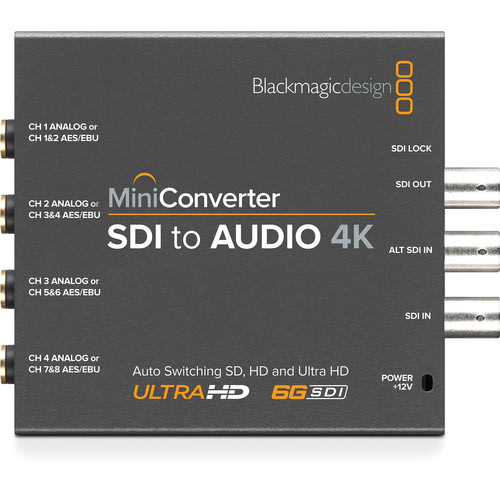 Mini Converter SDI a Audio 4K2