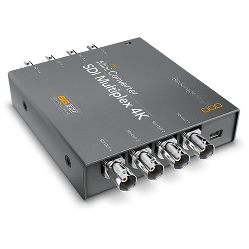 Conversor Multiplexor de Video Mini Converter SDI Multiplex 4K2