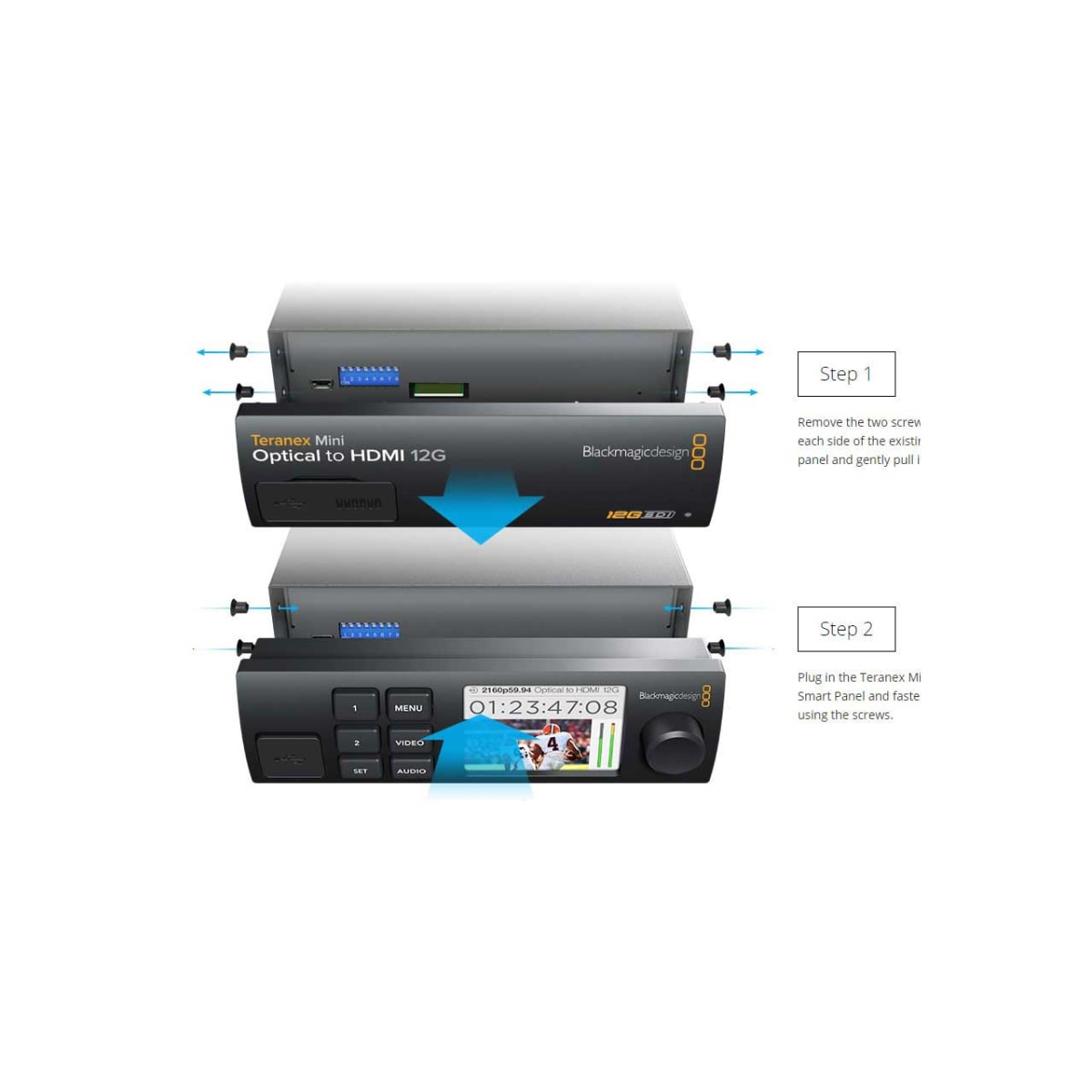Blackmagic Teranex Mini Smart Panel Control y Monitoreo2