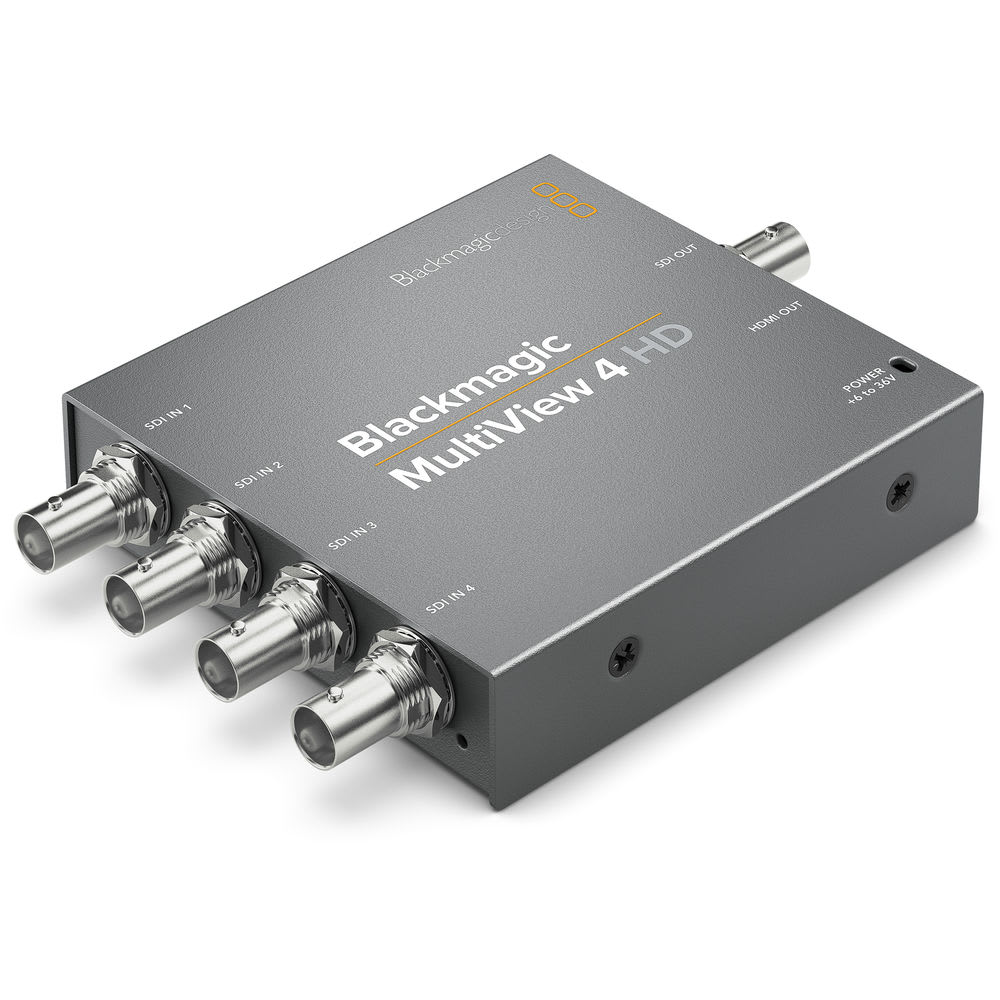 Blackmagic MultiView 4 HD Monitoreo Cuádruple 4 SDI a 1 HDMI2