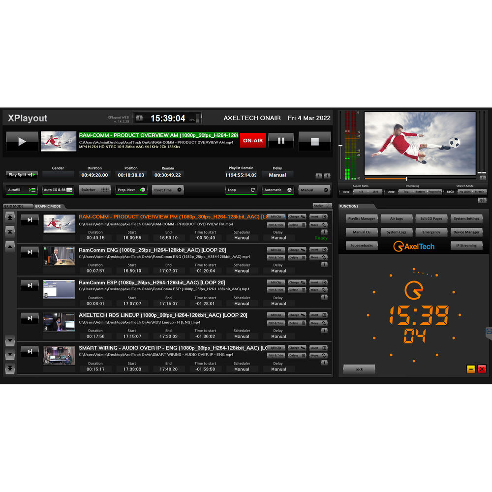 Axel Tech XTV Suite Television Automation Software2