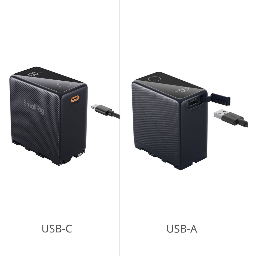 Batería recargable por USB-C para cámara serie L / NP-F970 (Negro)3
