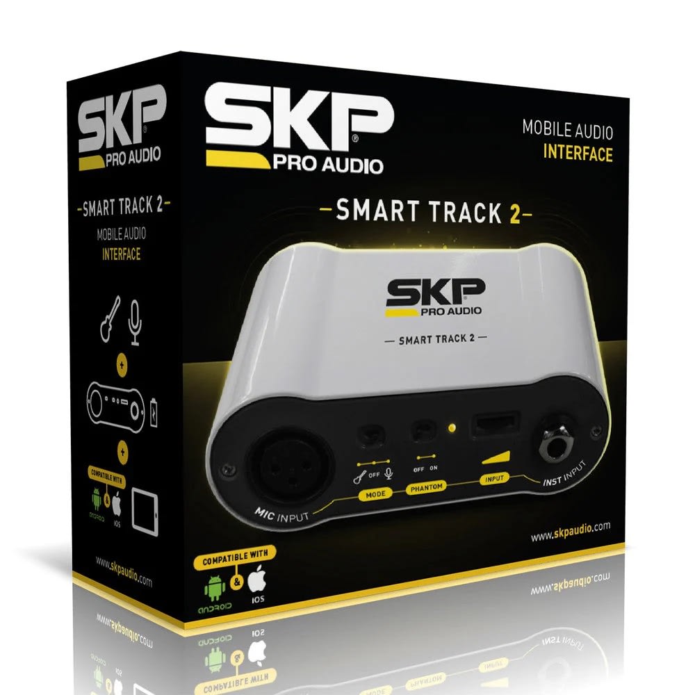 Interfaz de Audio SKP Smart Track 2 USB para Grabación y Streaming3