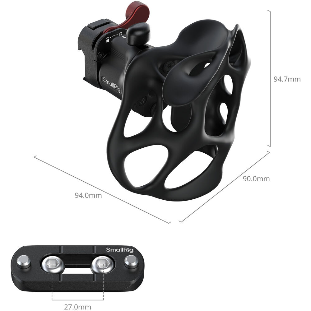 Empuñadura giratoria hidráulica ImageGrip con abrazadera NATO (Lado derecho)3