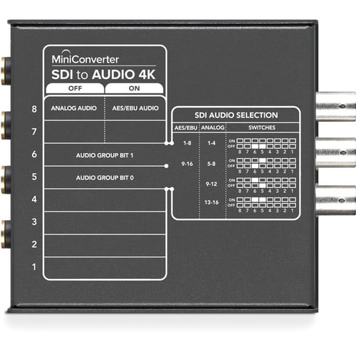 Mini Converter SDI a Audio 4K3