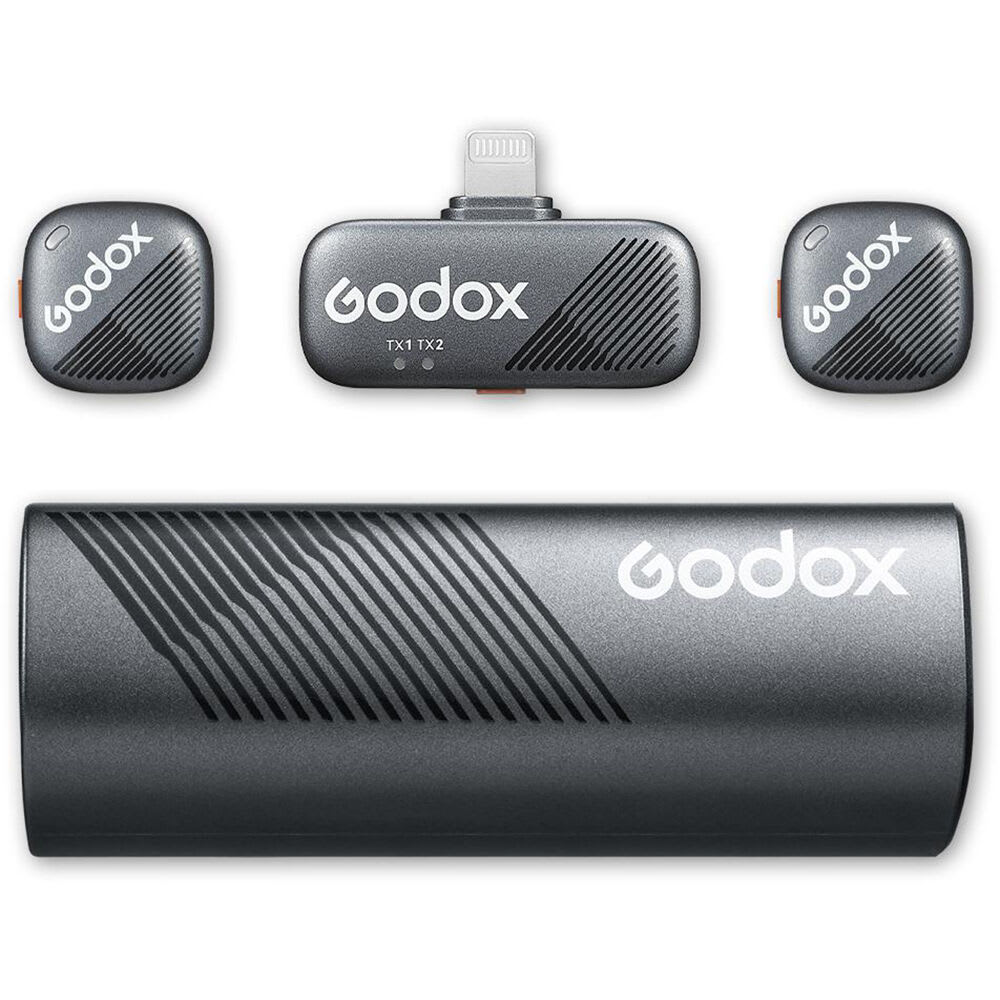 Sistema de Micrófono Inalámbrico Ultra Compacto Godox Cube-S para iOS (Lightning)3
