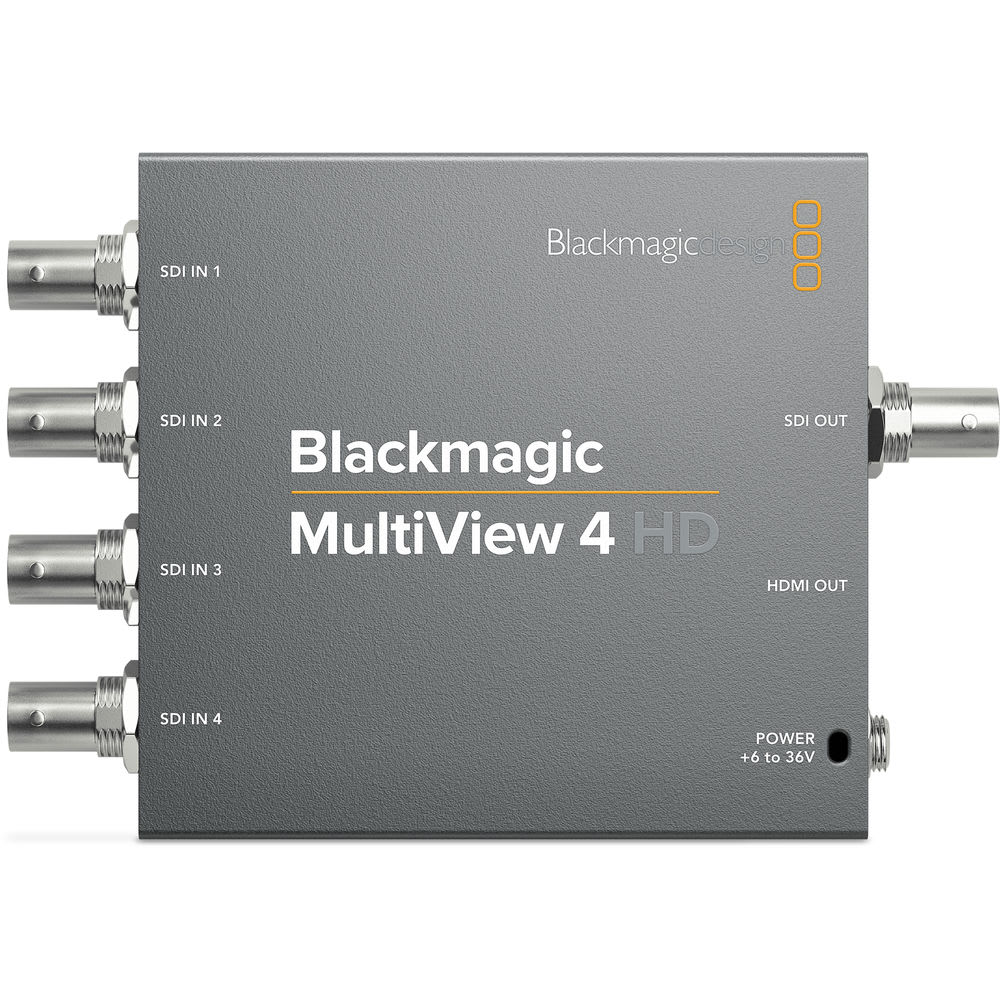 Blackmagic MultiView 4 HD Monitoreo Cuádruple 4 SDI a 1 HDMI3