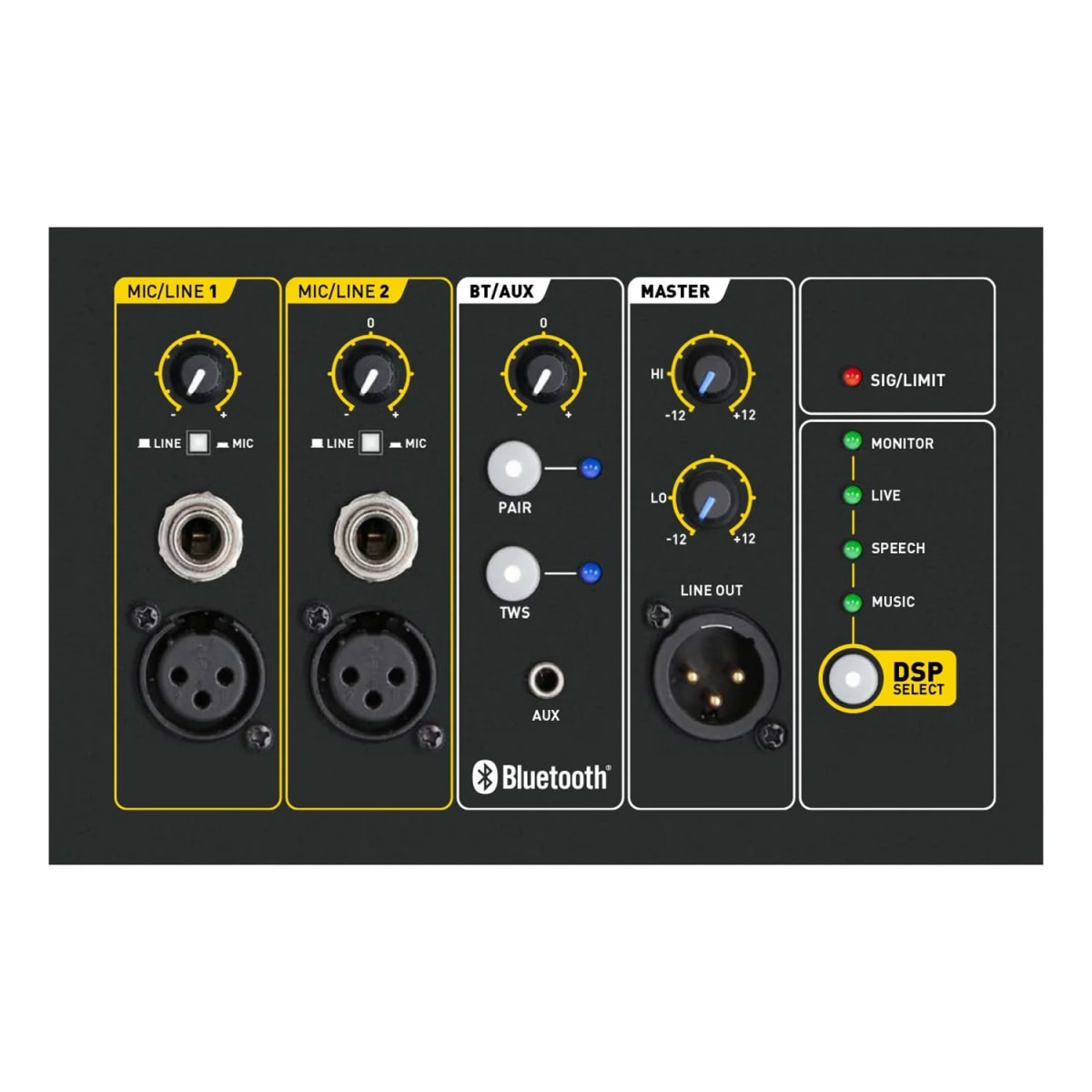 Parlante Portátil con Batería SKP Q10 MK2 con DSP y Bluetooth TWS.3