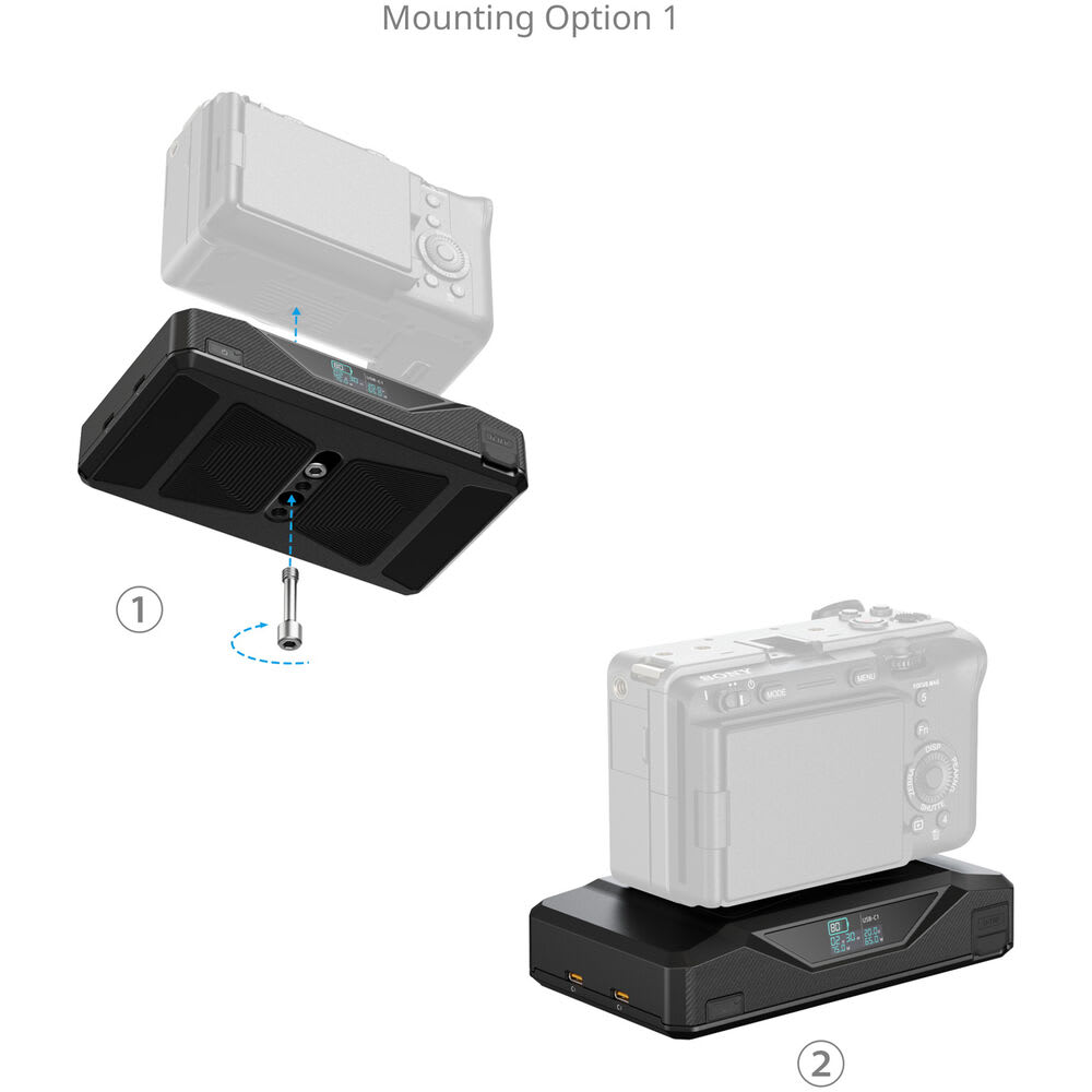 Batería de Base para Cámara SmallRig CB75 V-Mount (73.8Wh)3
