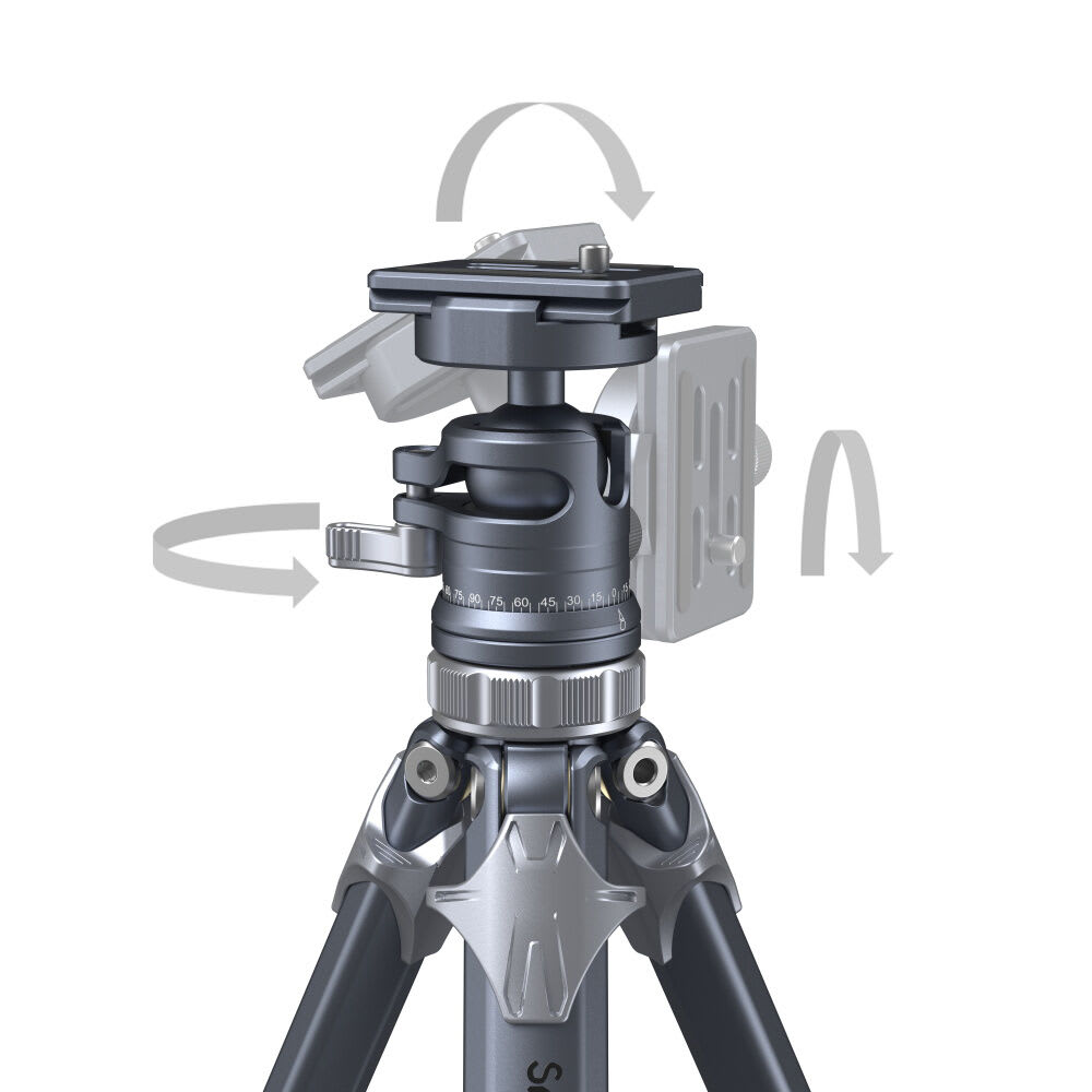 Trípode de Viaje SmallRig AP-02 Ultra-Compacto con Placa Arca-Swiss4