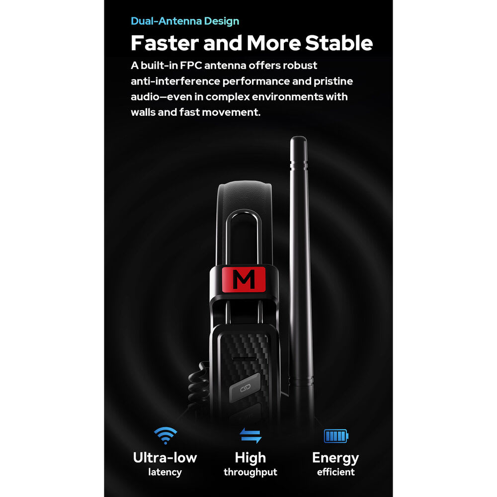 Sistema de Auriculares de Intercomunicación Inalámbrico Full-Duplex para 5 Personas4