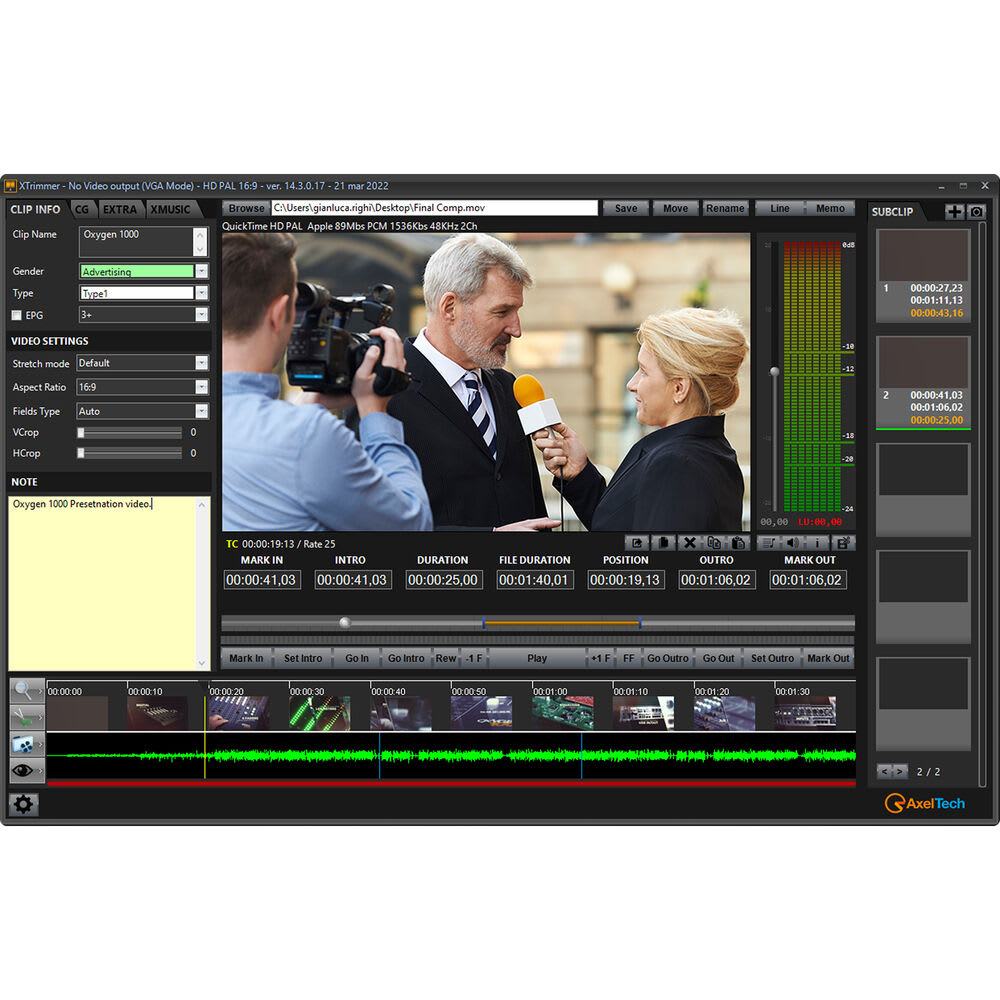 Axel Tech XTV Suite Television Automation Software4