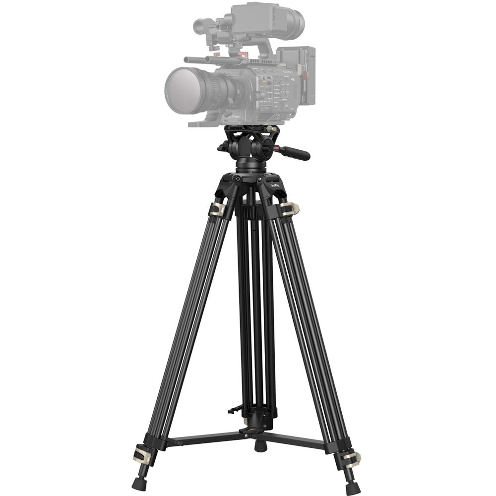 Trípode Heavy-Duty video con cabezal de fluido AD-017