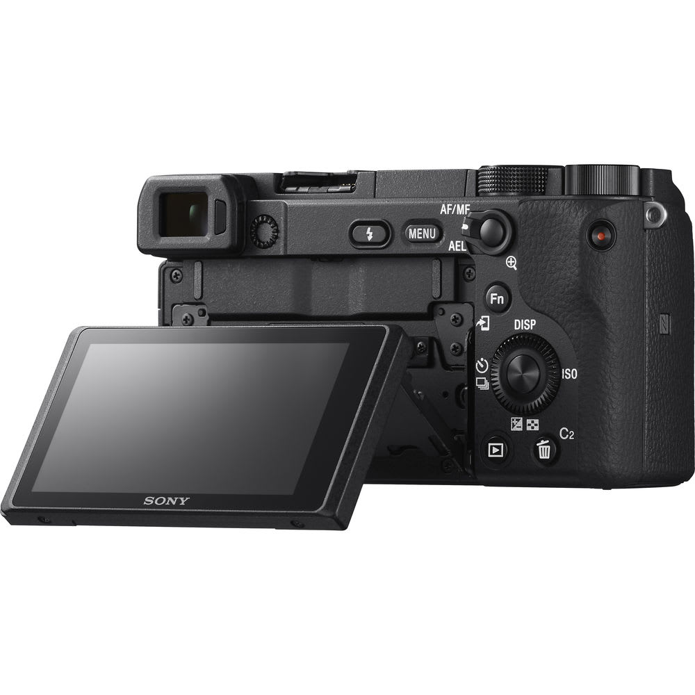 Kit de Cámara Alpha a6400 4K con sensor APS-C y lente E PZ 16-50mm F3.5-5.6 OSS8