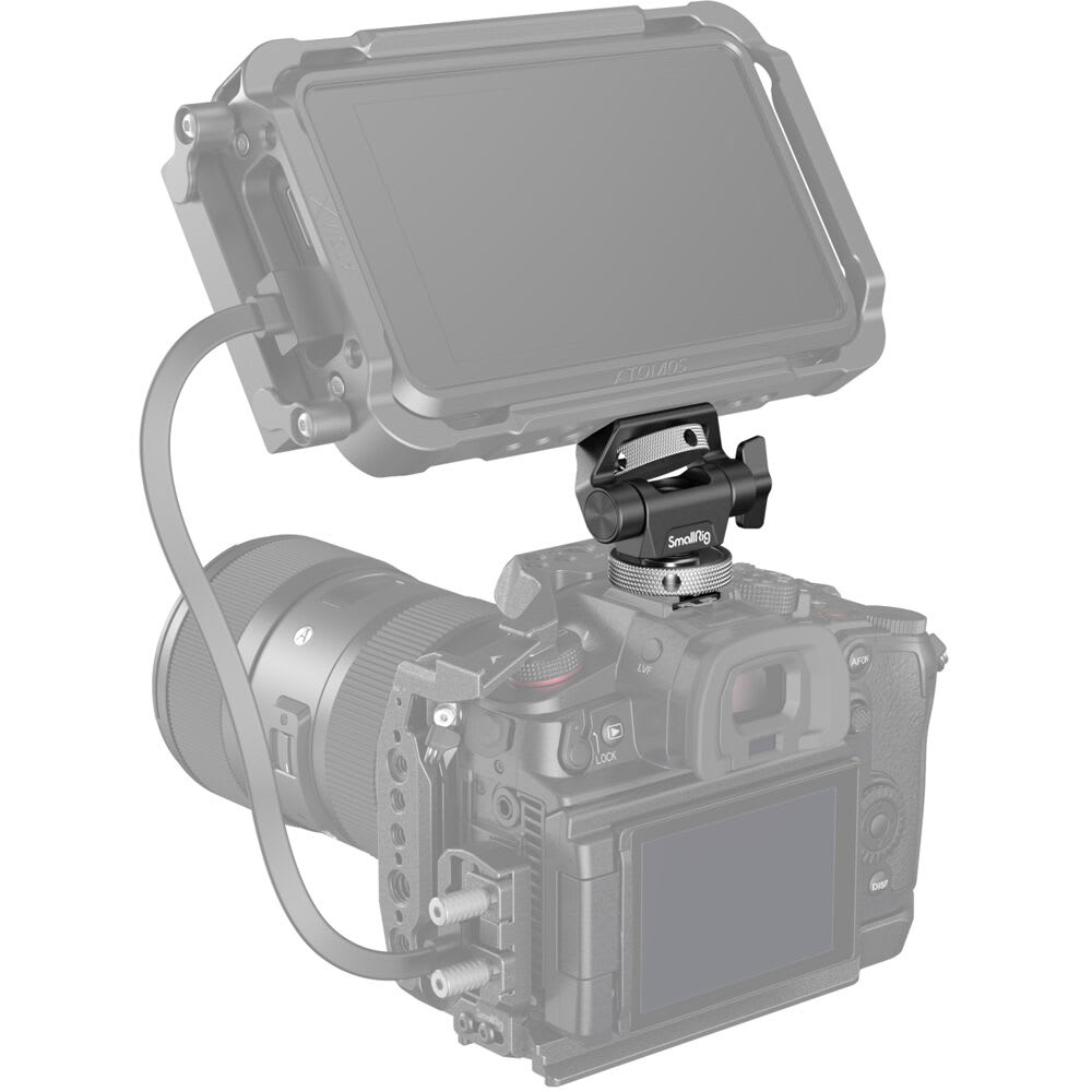 Soporte Ajustable de Monitoreo SmallRig Giratorio e Inclinable con Montura Cold Shoe9