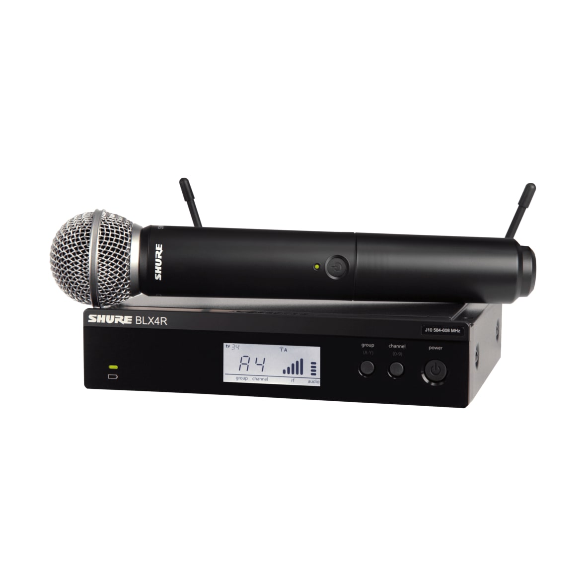 Shure BLX24R/SM58 - Sistema inalámbrico de montaje en rack - SM581