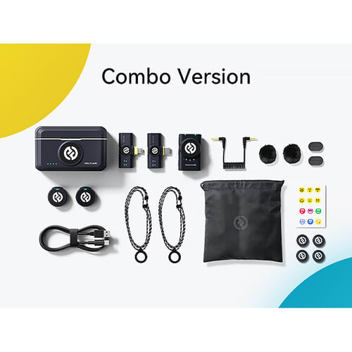 Sistema de microfonía All-in-one Button Lavalier Hollyland2