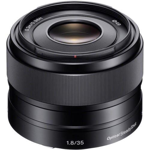 Lente Sony 35mm f/1.8 Montura E Prime Full Frame Liviano1