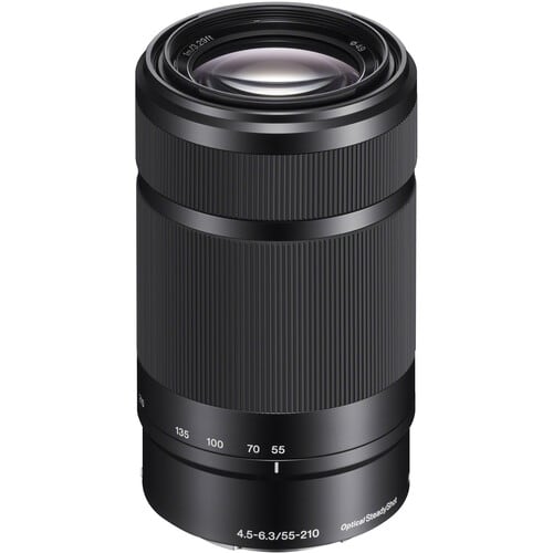 Lente Sony E 55-210mm f/4.5-6.3 OSS Lens (Black)1